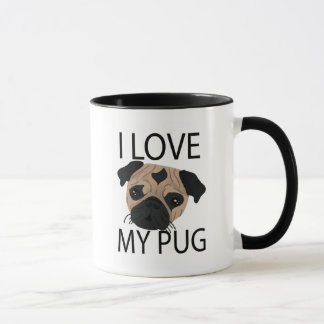 Mops-Liebe! Tasse