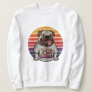 Mops Liebe Vibes Sweatshirt