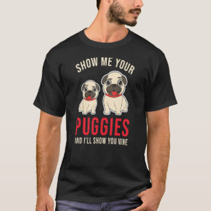 Mops Liebe Zeig mir deine Möpse Männer Frauen T-Shirt