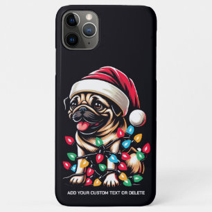 Mops Liebhaber Weihnachtslicht Tierliebhaber Case-Mate iPhone Hülle
