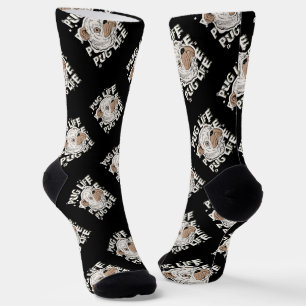 Mops Life Animal Dog Socken