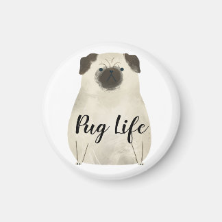 Mops Life Funny Magnet