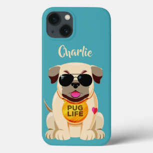 Mops Life individuelle Name & Farbtelefongehäuse title_seo2