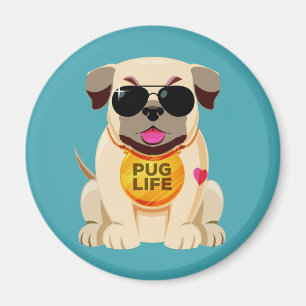 Mops Life-Magnet Magnet