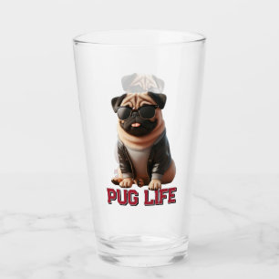 Mops Life Niedlich Mops Hund Glas
