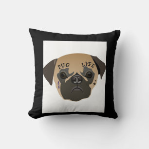 Mops Life Niedlich Mops Lover Geschenk Kissen
