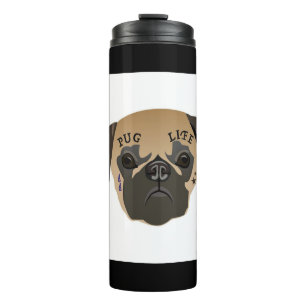 Mops Life Niedlich Mops Lover Geschenk Thermosbecher