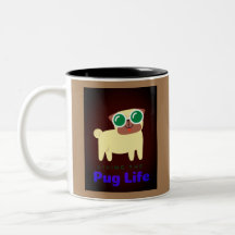 Mops Life Tasse