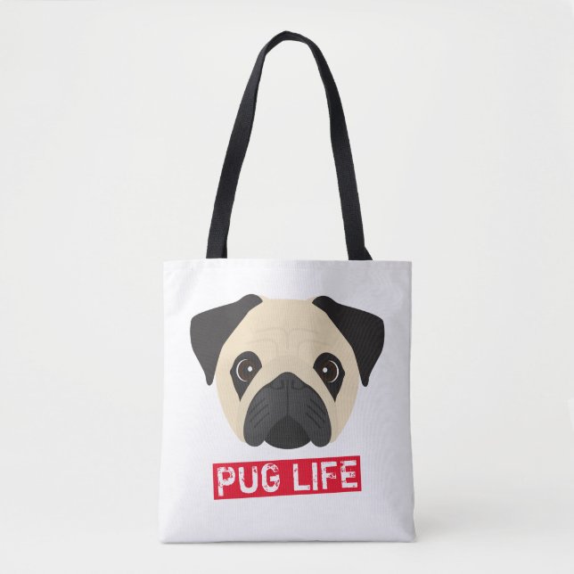 Mops Life Totasche Tasche (Vorderseite)