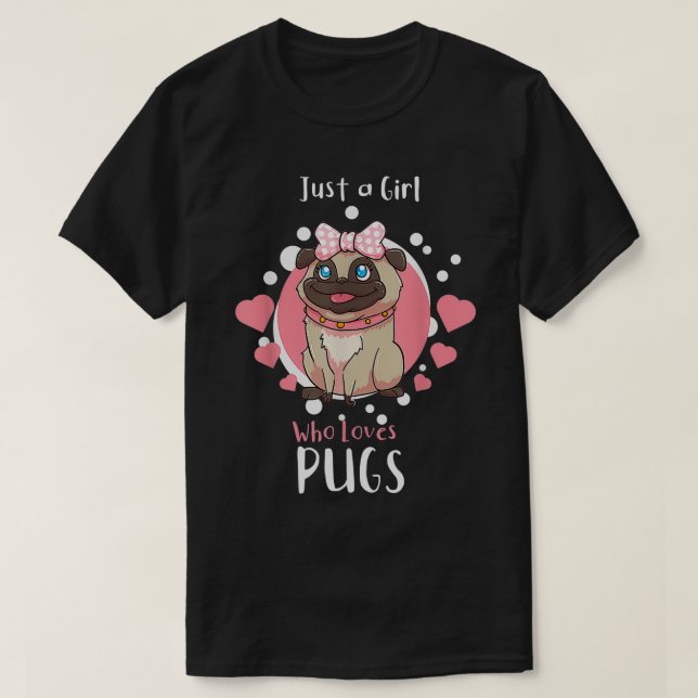 Mops Lover T-Shirt (Design vorne)