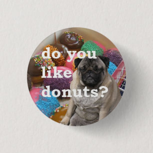 Mops mag Schaumgummiringe Button