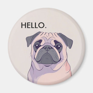 Mops-Magnet - Ein Geschenk für Mops-Fans Magnet