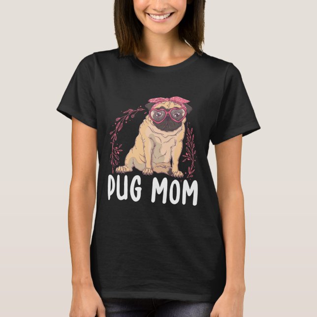 Mops Mama Hundebesitzer Mops Essential T - Shirt 1 (Vorderseite)