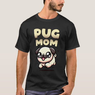 Mops-Mama - Ich liebe meinen Mops-Hund T-Shirt