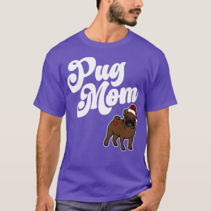 Mops Mama Weihnachten Weihnachtsfest Mops Mama Bes T-Shirt
