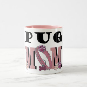 Mops MAMA Zweifarbige Tasse