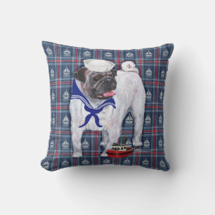 Mops-Matrose Kissen