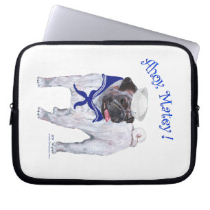 Mops-Matrose Laptopschutzhülle