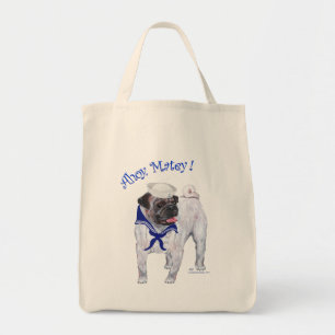 Mops-Matrose Tragetasche