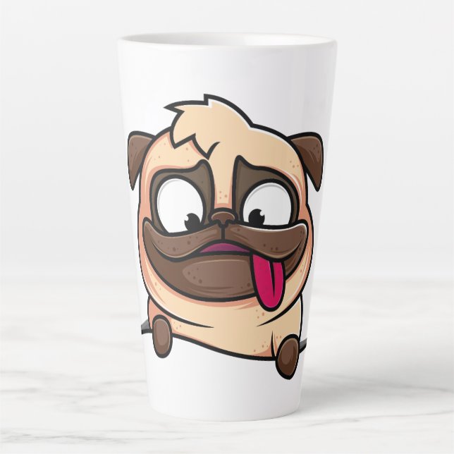Mops Milchtasse (Vorderseite)