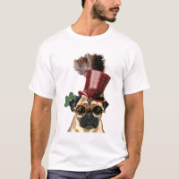 Mops mit Steampunk-Stilspitze