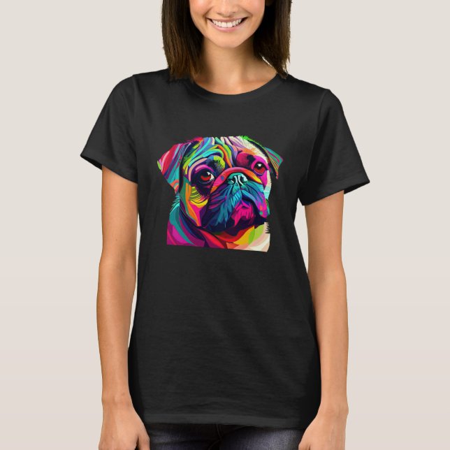 Mops Mops Pop Süßer Mops T-Shirt (Vorderseite)