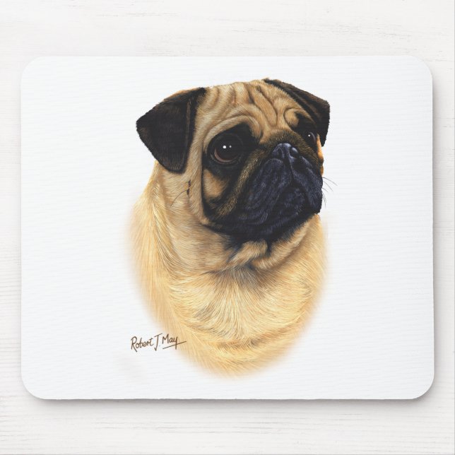 Mops Mousepad (Vorne)