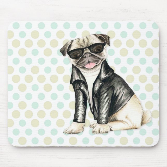 Mops Mousepad (Vorne)
