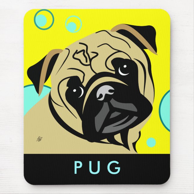 Mops Mousepads (Vorne)