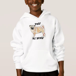 Mops-nicht Drogen Hoodie