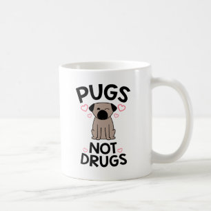 Mops-nicht Drogen Kaffeetasse