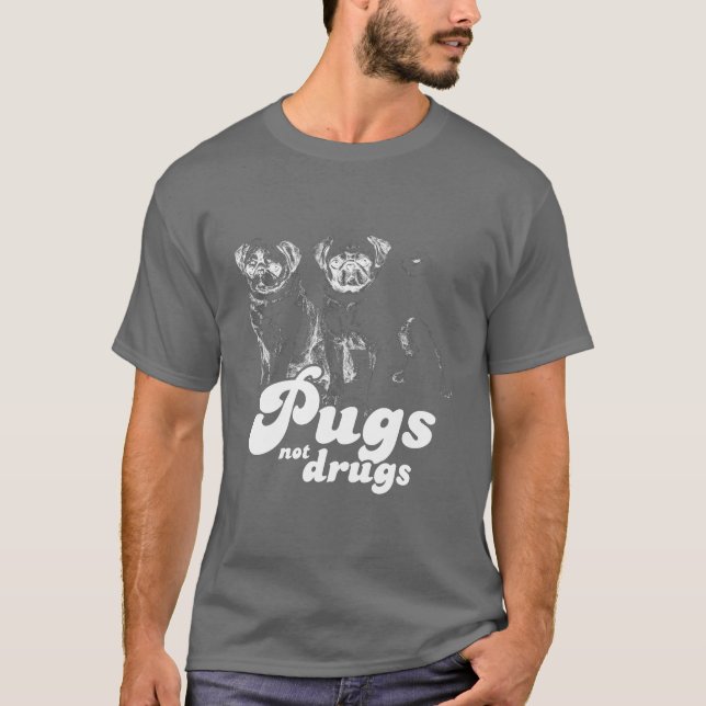 MOPS-NICHT DROGEN T-Shirt (Vorderseite)