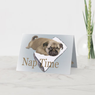 Mops-Nickerchen-Zeit-Einladung Einladung