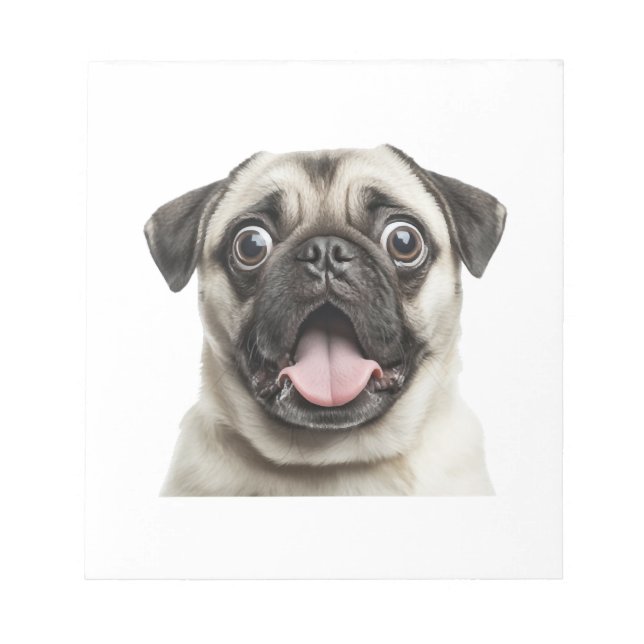 Mops Notizblock (Vorderseite)
