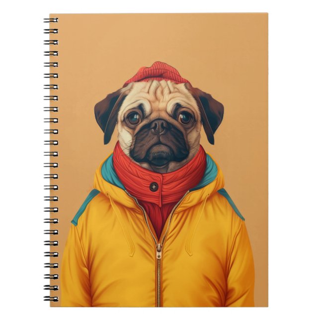 Mops Notizblock (Vorderseite)