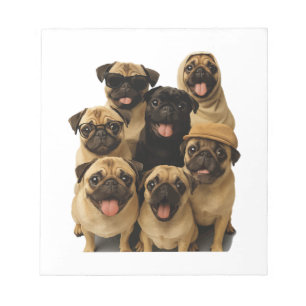 Mops Notizblock