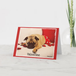 Mops-Nut Feiertagskarte