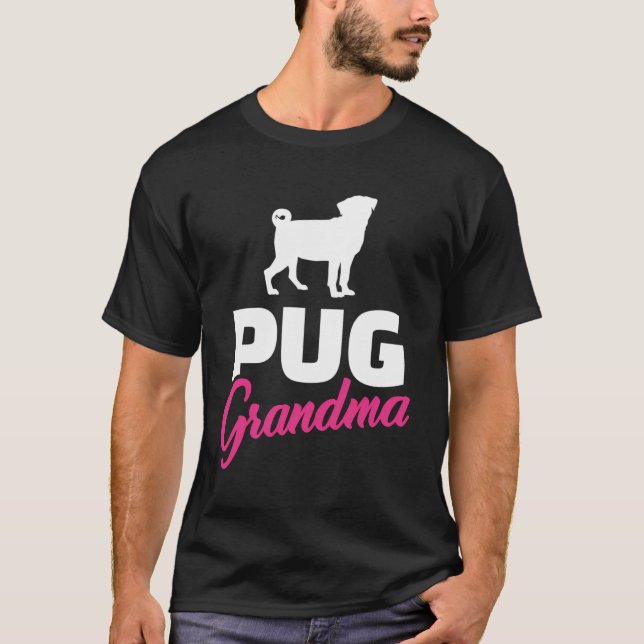 Mops Oma T-Shirt (Vorderseite)