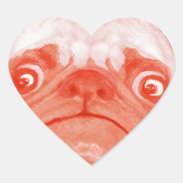 MOPS_orange3.png Herz-Aufkleber