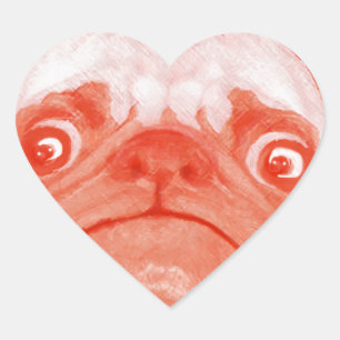 MOPS_orange3.png Herz-Aufkleber