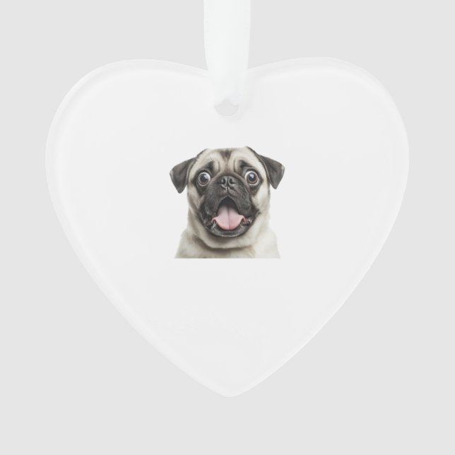 Mops Ornament (Vorderseite)