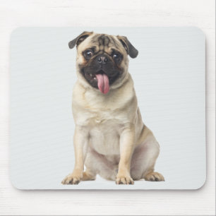 Mops-Pad mit Love Pug Welpen Mousepad