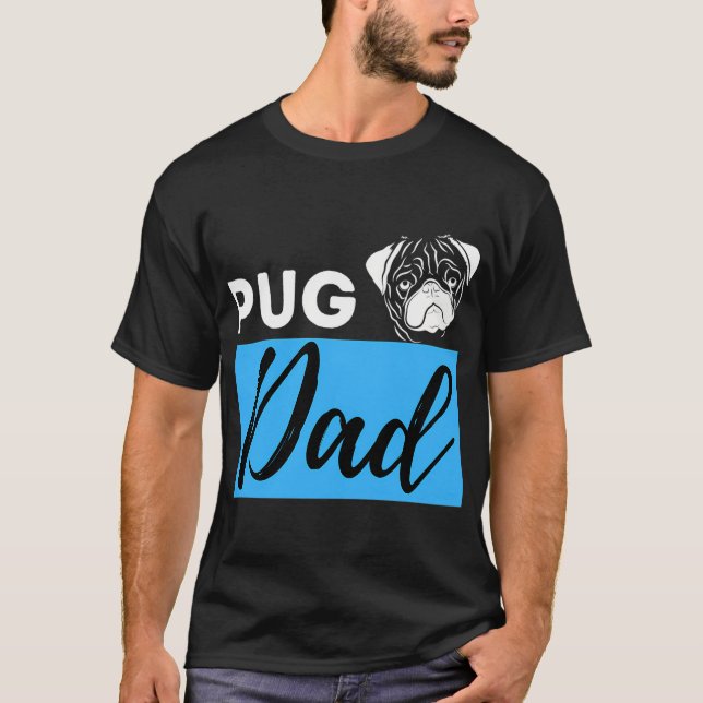 Mops-Papa T-Shirt (Vorderseite)