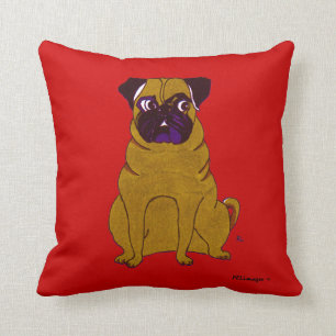 Mops-Patrick-Amerikaner MoJo Kissen