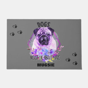 "MOPS" PERSONALISIERTE DOORMAT FUßMATTE