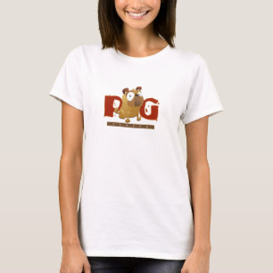 Mops-Personen-T-Shirt T-Shirt