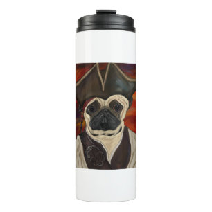 Mops Pirat Thermosbecher