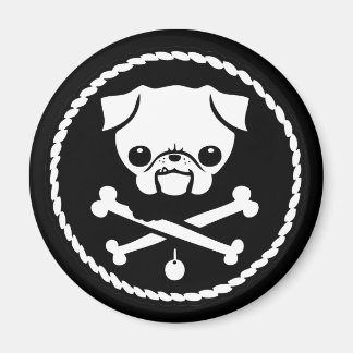 Mops Pirate Magnet