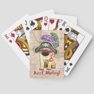 Mops Pirate Spielkarten
