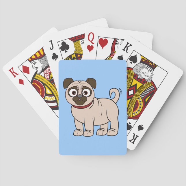 Mops Playing Cards Spielkarten (Rückseite)
